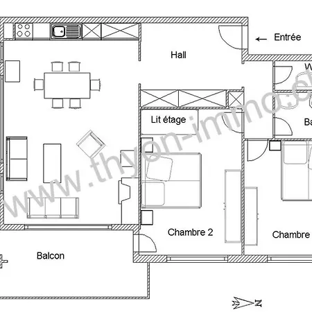 Immeuble Les Aiglons Apartment